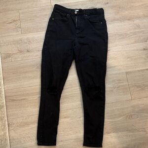 Topshop Black Skinny Jeans
